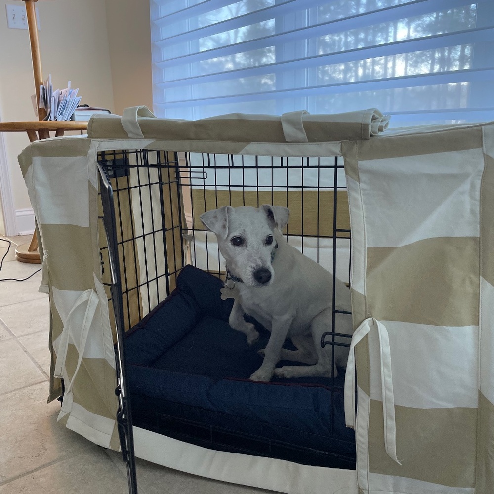 Custom Luxury Crate Cover for Dogs